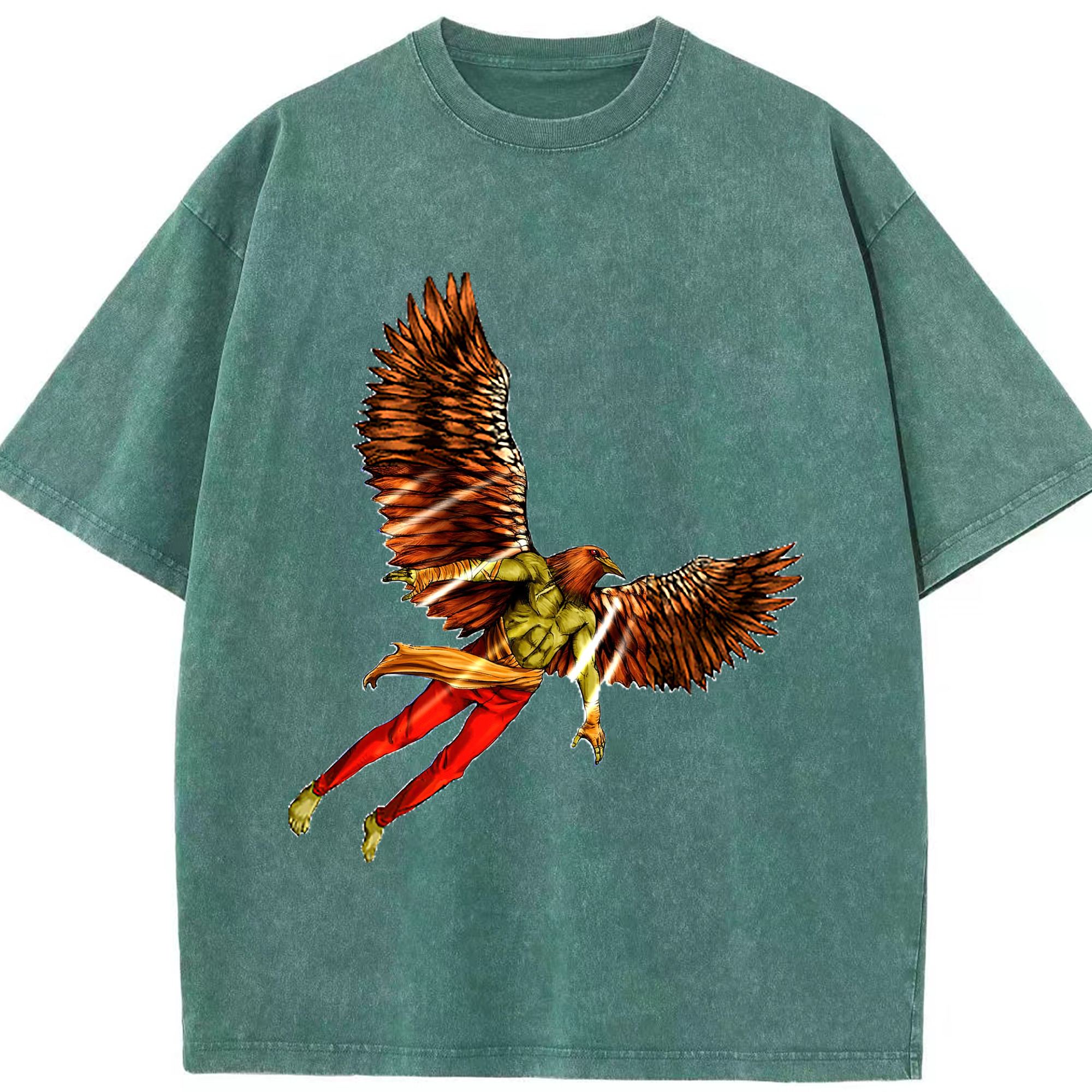 （画像用） 遊☆戯☆王 Yu-Gi-Oh! 綿100% ヴィンテージ風 半袖Tシャツ（フロントプリント）